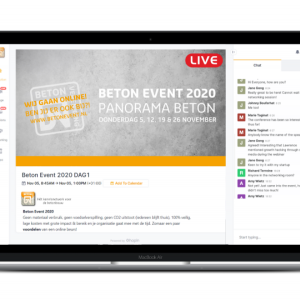 Beton Event 2020, van offline naar online